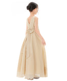 Ruffle Trim Chiffon Flower Girl Dress Pretty Princess Special Events Birthday Party Ballroom 324