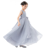 Ruffle Trim Chiffon Flower Girl Dress Pretty Princess Special Events Birthday Party Ballroom 324