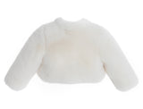 Faux Fur Cape Flower Girl Bolero Dress Coat Princess Cape Dress Cover Up Flower Girl Cozy Fur Jacket