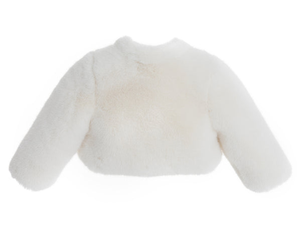 Faux Fur Cape Flower Girl Bolero Dress Coat Princess Cape Dress Cover Up Flower Girl Cozy Fur Jacket