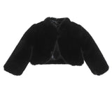 Faux Fur Cape Flower Girl Bolero Dress Coat Princess Cape Dress Cover Up Flower Girl Cozy Fur Jacket
