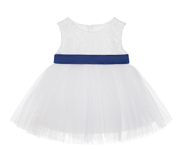 Ivory Lace Heart Cutout Junior Flower Girl Dress Mini Bride Wedding Reception Communion Baptism BB1