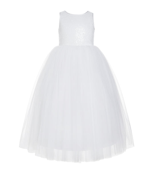 Crossed Straps A-Line Flower Girl Dress Junior Bridesmaid Dresses Formal Special Occasions 177(1)