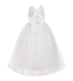 Crossed Straps A-Line Flower Girl Dress Junior Bridesmaid Dresses Formal Special Occasions 177(2)