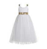 Sweetheart Neck Crossed Straps A-Line Flower Girl Dress Junior Pageant Mini Bride Recital Easter 173