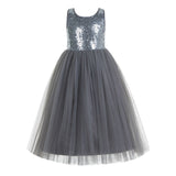 Crossed Straps A-Line Flower Girl Dress Junior Bridesmaid Dresses Formal Special Occasions 177(1)