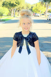 Sequins Mesh Capes Junior Flower Girl Bolero Jacket Special Beauty Pageants Princess Cape Cover Up