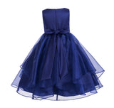 Sequin Ruffles Organza Flower Girl Dress Toddler Wedding Pageant Party Recital Special Event 012S(2)