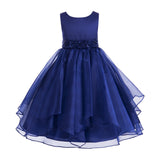 Sequin Ruffles Organza Flower Girl Dress Toddler Wedding Pageant Party Recital Special Event 012S(2)