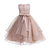 Sequin Ruffles Organza Flower Girl Dress Toddler Wedding Pageant Party Recital Special Event 012S(2)