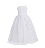 Criss-Cross Chiffon Flower Girl Dress Special Occasion Dresses Pageant Gown Junior Princess 191(1)