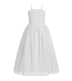 Criss-Cross Chiffon Flower Girl Dress Special Occasion Dresses Pageant Gown Junior Princess 191(1)