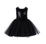 Sparkling Sequins Mesh Tulle Flower Girl Dress Wedding Pageant Toddler Holiday Gown Occasions 124