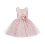 Sparkling Sequins Mesh Tulle Flower Girl Dress Wedding Pageant Toddler Holiday Gown Occasions 124