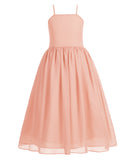 Criss-Cross Chiffon Flower Girl Dress Special Occasion Dresses Pageant Gown Junior Princess 191(2)