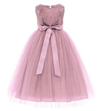 Sequins Heart Cutout Tulle Flower Girl Dress Junior Beauty Pageant Holiday Special Occasions 172seq(2)