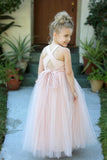 Sweetheart Neck Crossed Straps A-Line Flower Girl Dress Junior Pageant Mini Bride Recital Easter 173