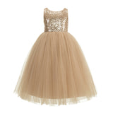 Crossed Straps A-Line Flower Girl Dress Junior Bridesmaid Dresses Formal Special Occasions 177(2)