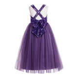 Crossed Straps A-Line Flower Girl Dress Junior Bridesmaid Dresses Formal Special Occasions 177(2)