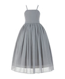 Criss-Cross Chiffon Flower Girl Dress Special Occasion Dresses Pageant Gown Junior Princess 191(2)