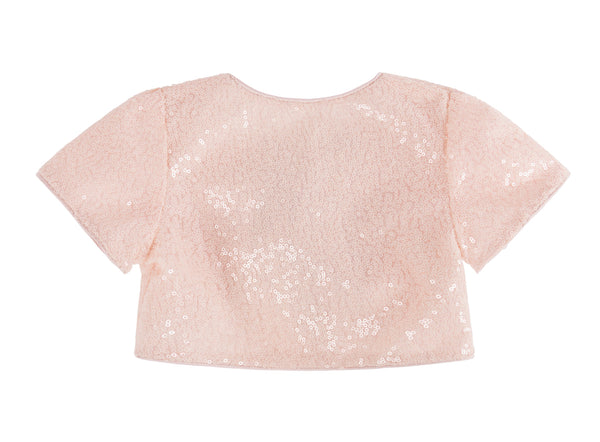 Sequins Mesh Capes Junior Flower Girl Bolero Jacket Special Beauty Pageants Princess Cape Cover Up